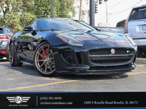 Black 2015 Jaguar F-TYPE R Coupe 2D for sale in Roselle, IL