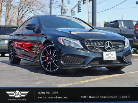 Black 2018 Mercedes-Benz AMG C-Class C 43 AMG Coupe 2D for sale in Roselle, IL