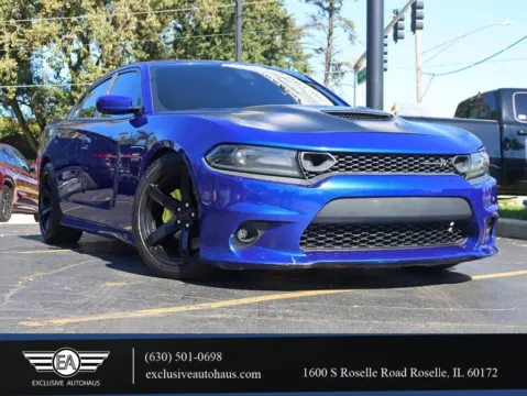Blue 2019 Dodge Charger Scat Pack Sedan 4D for sale in Roselle, IL
