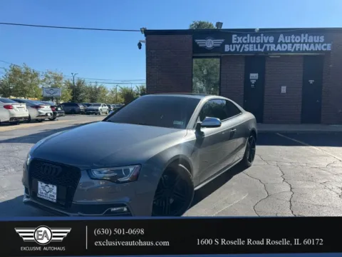 Silver 2013 Audi S5 Premium Plus Coupe 2D for sale in Roselle, IL