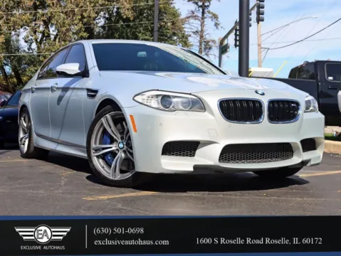 Silver 2013 BMW M5 Sedan 4D for sale in Roselle, IL