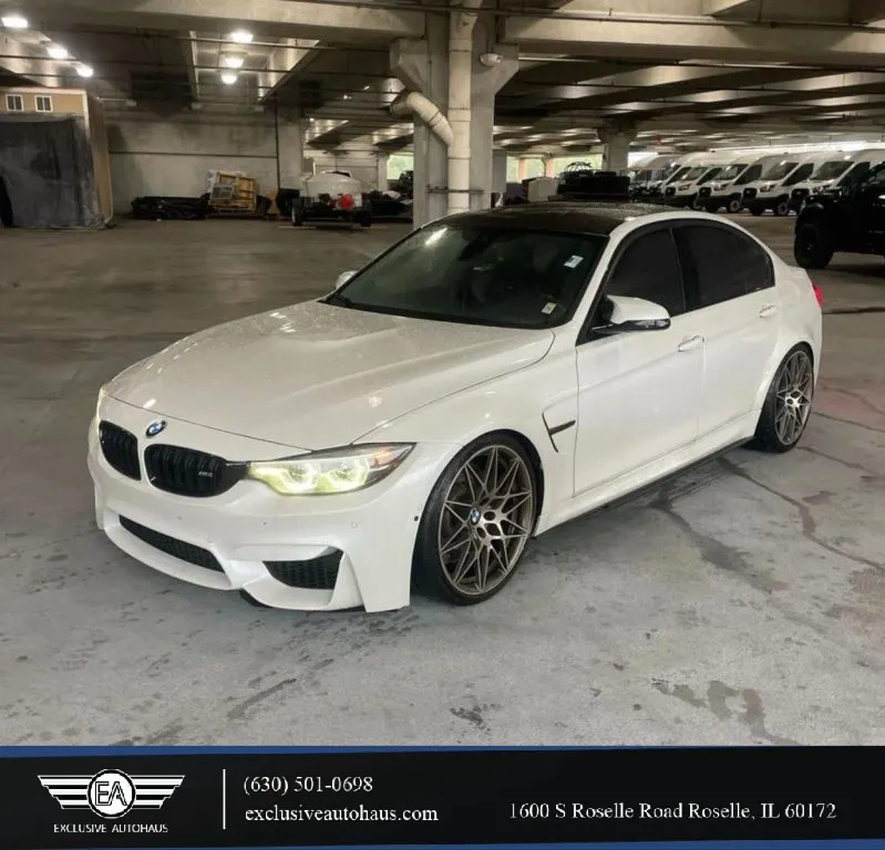 White 2018 BMW M3 CS Sedan 4D for sale in Roselle, IL