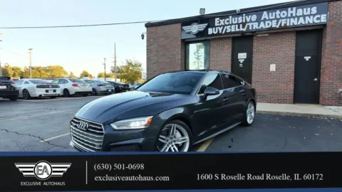 Gray 2018 Audi A5 Premium Plus Sedan 4D for sale in Roselle, IL