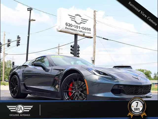 G:971940　　1ドア　47L　ハイアール　2018年　（グレー、黒） Used 2017 Chevrolet Corvette Grand Sport Coupe 2D for sale in