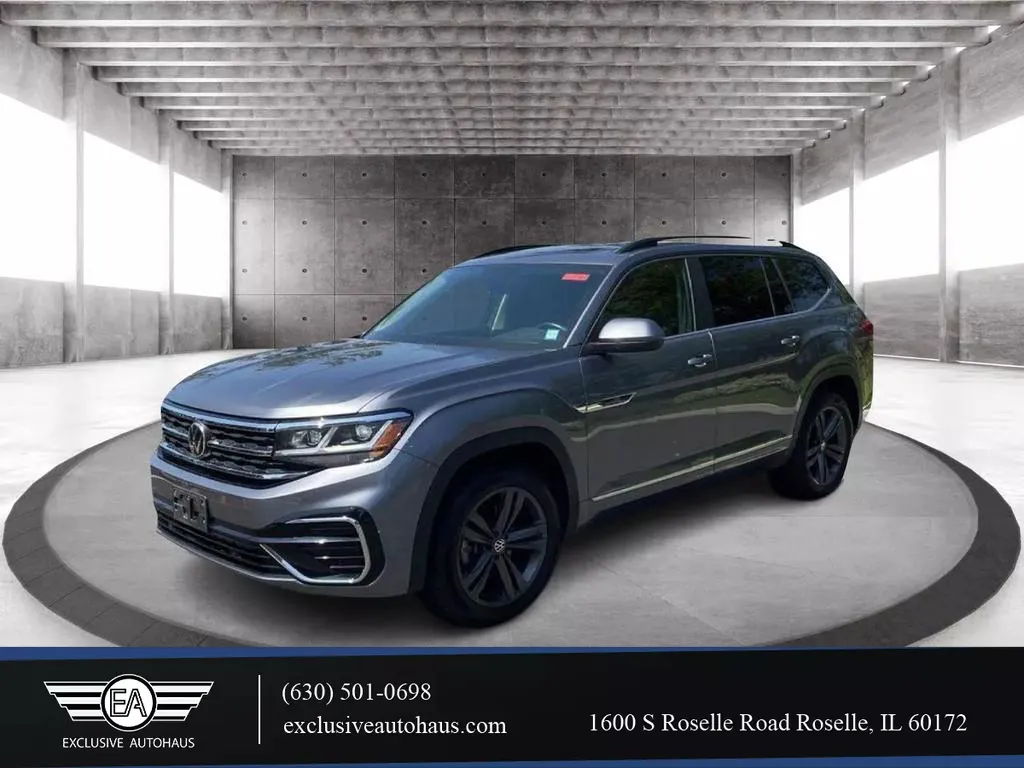 Used 2021 Volkswagen Atlas SE R-Line 4Motion w/Tech Pkg Sport