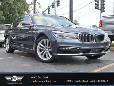 Gray 2016 BMW 7 Series 750i xDrive Sedan 4D for sale in Roselle, IL