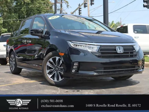Black 2021 Honda Odyssey EX-L Minivan 4D for sale in Roselle, IL