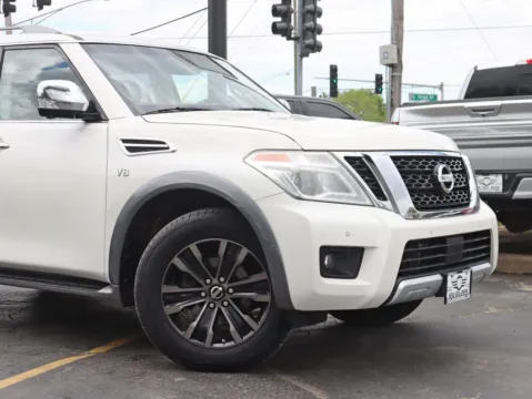 Another view of 2017 Nissan Armada Platinum Sport Utility 4D for sale in Roselle, IL at Exclusive Autohaus - Roselle