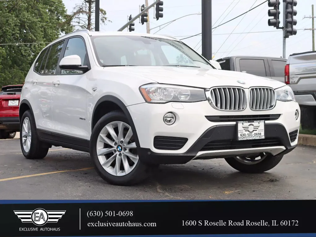 White 2016 BMW X3 xDrive28i Sport Utility 4D for sale in Roselle, IL