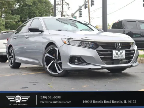 Silver 2022 Honda Accord Sport Sedan 4D for sale in Roselle, IL