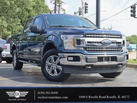 Gray 2019 Ford F-150 SuperCrew Cab XLT Pickup 4D 5 1/2 ft for sale in Roselle, IL