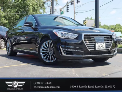 Black 2017 Genesis G90 3.3T Premium Sedan 4D for sale in Roselle, IL