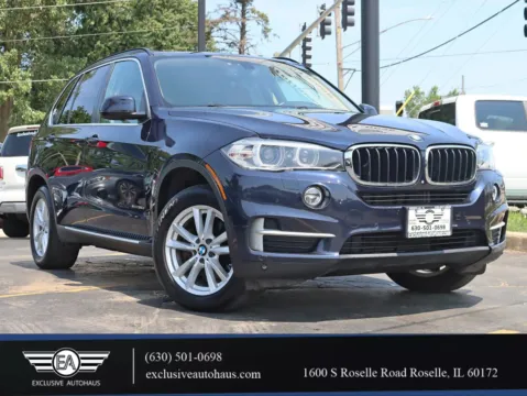 White 2015 BMW X5 xDrive35d Sport Utility 4D for sale in Roselle, IL