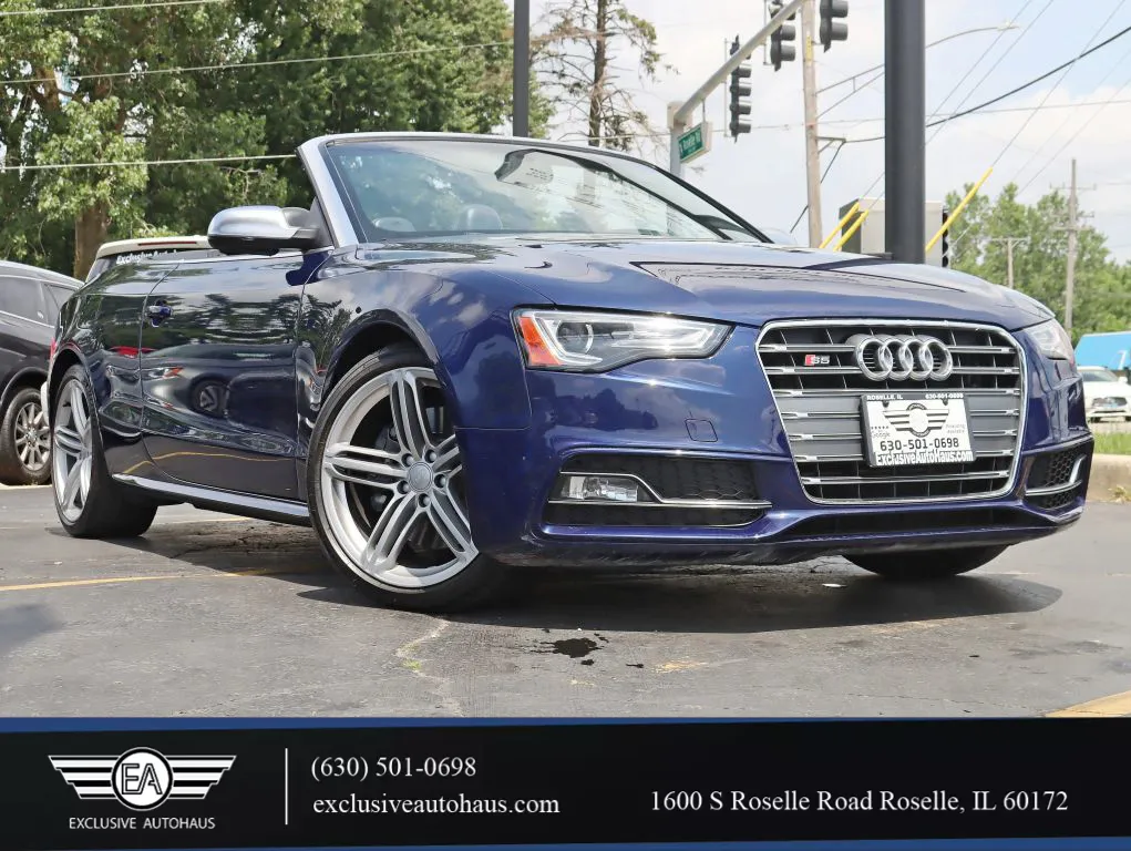 Black 2014 Audi S5 Premium Plus Convertible 2D for sale in Roselle, IL