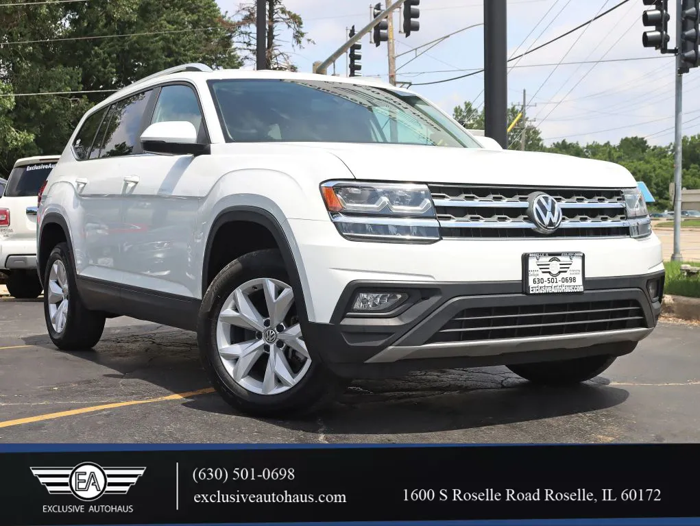 White 2018 Volkswagen Atlas SE 4Motion Sport Utility 4D for sale in Roselle, IL