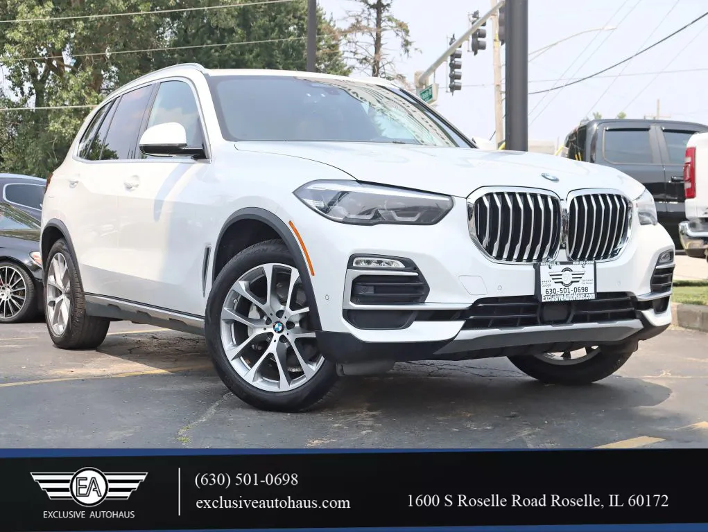 White 2020 BMW X5 xDrive40i Sport Utility 4D for sale in Roselle, IL