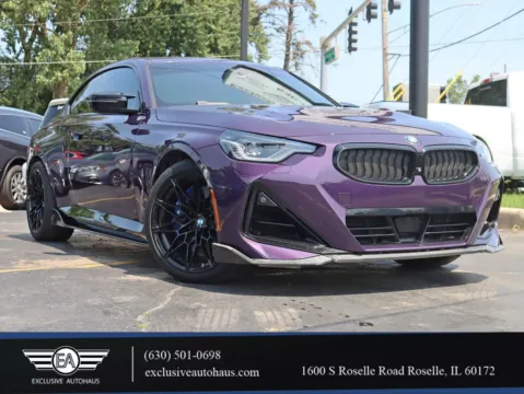 Purple 2022 BMW 2 Series M240i xDrive Coupe 2D for sale in Roselle, IL