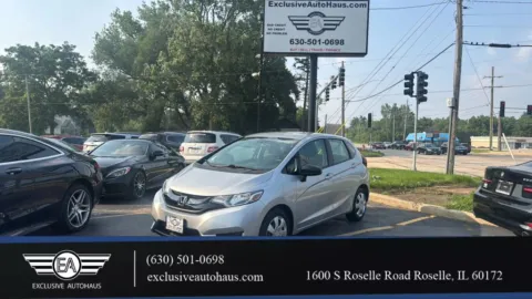 Silver 2015 Honda Fit LX Hatchback 4D for sale in Roselle, IL