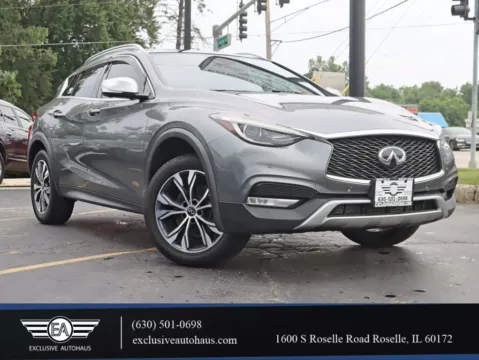 Gray 2017 INFINITI QX30 Premium Sport Utility 4D for sale in Roselle, IL