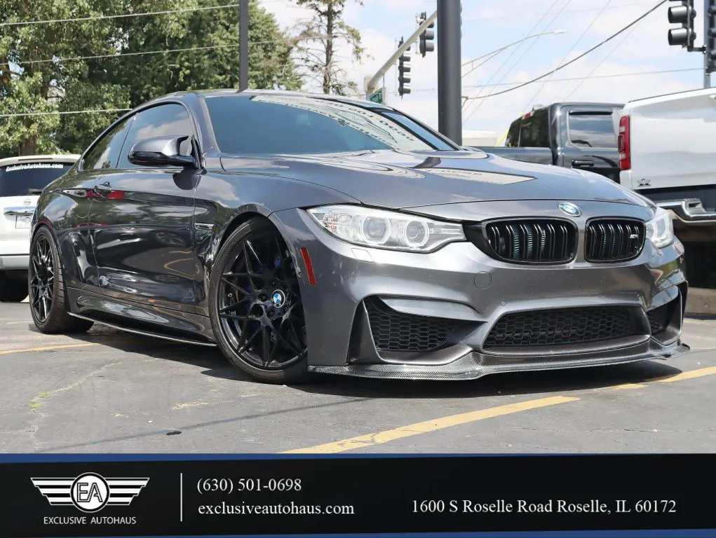 Gray 2015 BMW M4 Coupe 2D for sale in Roselle, IL