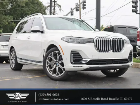 White 2019 BMW X7 xDrive50i Sport Utility 4D for sale in Roselle, IL