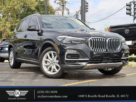 Black 2019 BMW X5 xDrive40i Sport Utility 4D for sale in Roselle, IL