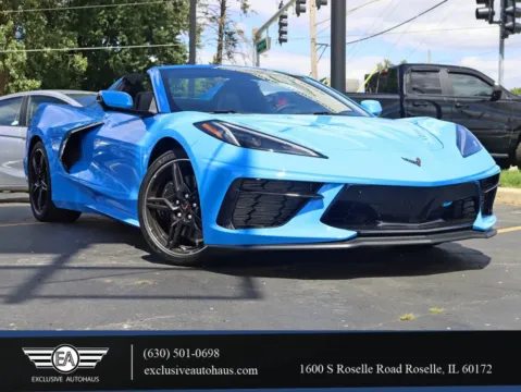 Blue 2023 Chevrolet Corvette Stingray Convertible 2D for sale in Roselle, IL