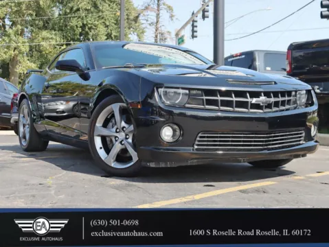 Black 2013 Chevrolet Camaro SS Coupe 2D for sale in Roselle, IL