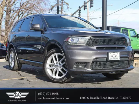 Silver 2019 Dodge Durango GT Plus Sport Utility 4D for sale in Roselle, IL