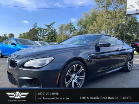 Gray 2017 BMW M6 Coupe 2D for sale in Roselle, IL