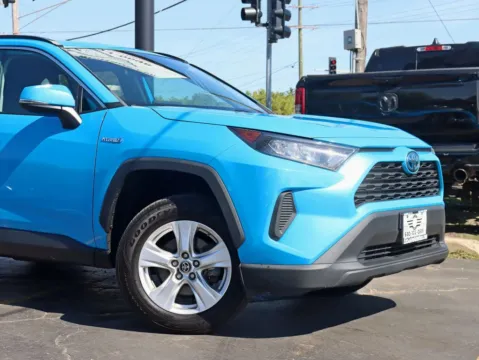 Another view of 2021 Toyota RAV4 Hybrid LE Sport Utility 4D for sale in Roselle, IL at Exclusive Autohaus - Roselle