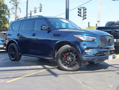 Photos of 2020 INFINITI QX80 LUXE Sport Utility 4D for sale in Roselle, IL at Exclusive Autohaus - Roselle