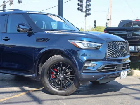 Another view of 2020 INFINITI QX80 LUXE Sport Utility 4D for sale in Roselle, IL at Exclusive Autohaus - Roselle
