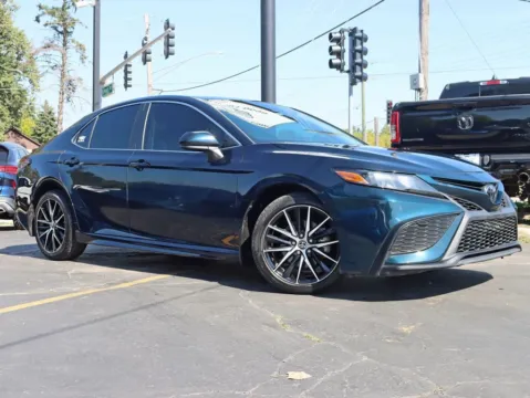 Photos of 2021 Toyota Camry SE Sedan 4D for sale in Roselle, IL at Exclusive Autohaus - Roselle