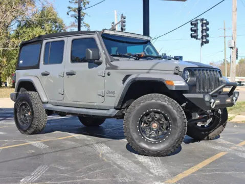 Another view of 2019 Jeep Wrangler Unlimited Sahara Sport Utility 4D for sale in Roselle, IL at Exclusive Autohaus - Roselle