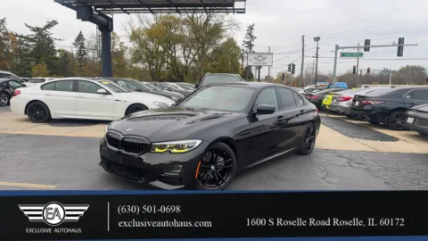 Black 2020 BMW 3 Series 330i xDrive Sedan 4D for sale in Roselle, IL