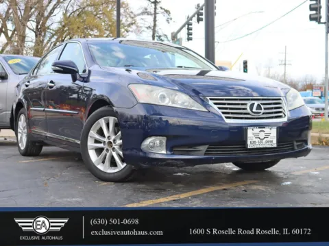 Blue 2012 Lexus ES 350 Sedan 4D for sale in Roselle, IL