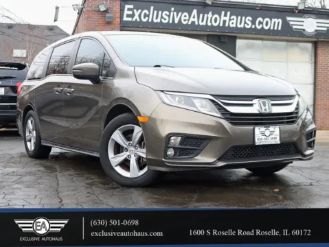 Gray 2018 Honda Odyssey EX-L Minivan 4D for sale in Roselle, IL