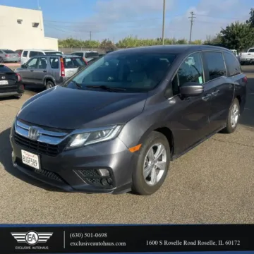 Gray 2018 Honda Odyssey EX-L Minivan 4D for sale in Roselle, IL