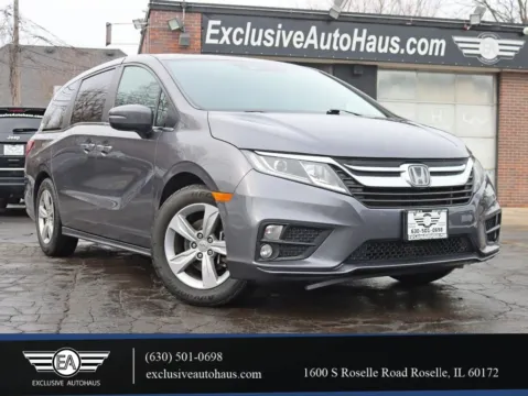 Gray 2018 Honda Odyssey EX-L Minivan 4D for sale in Roselle, IL
