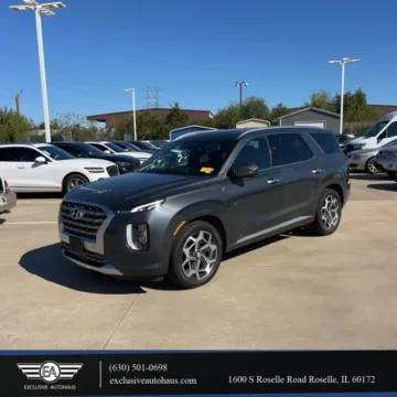 Gray 2020 Hyundai Palisade Limited Sport Utility 4D for sale in Roselle, IL