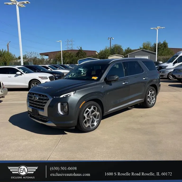 Gray 2020 Hyundai Palisade Limited Sport Utility 4D for sale in Roselle, IL
