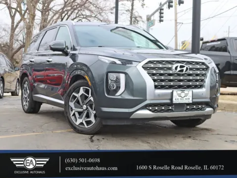Gray 2020 Hyundai Palisade Limited Sport Utility 4D for sale in Roselle, IL