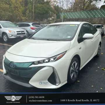 White 2017 Toyota Prius Prime Premium Hatchback 4D for sale in Roselle, IL