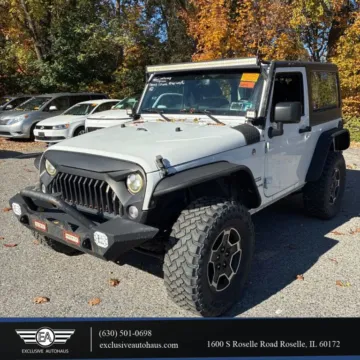 White 2016 Jeep Wrangler Sport S Sport Utility 2D for sale in Roselle, IL