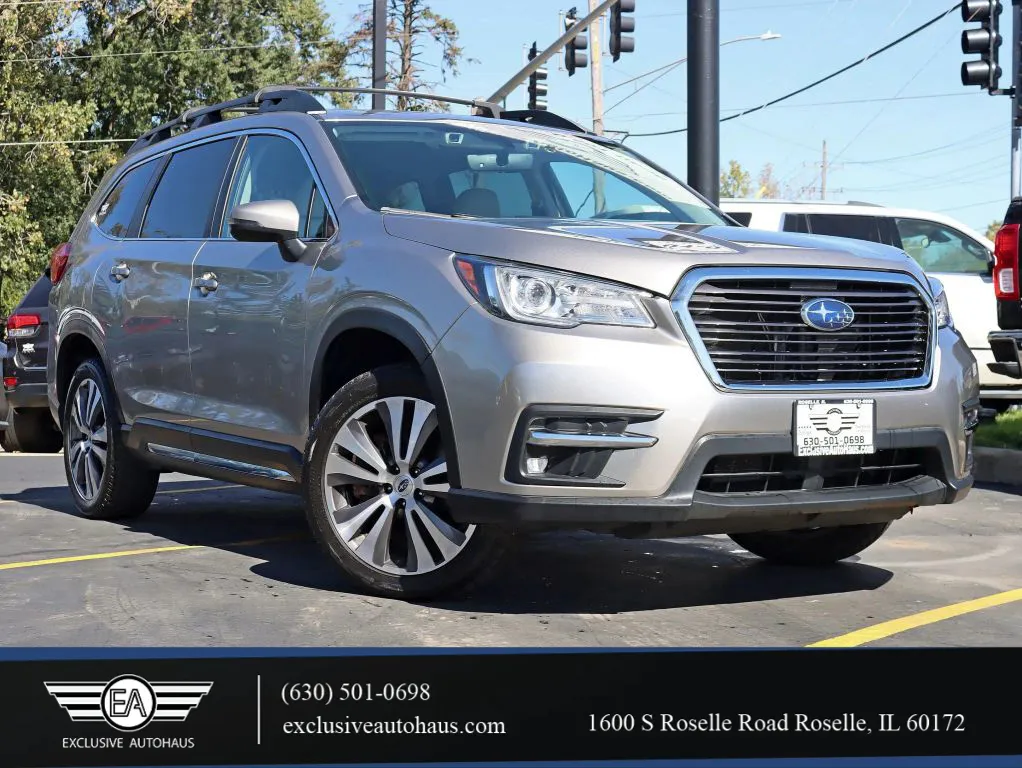 Silver 2019 Subaru Ascent Limited Sport Utility 4D for sale in Roselle, IL