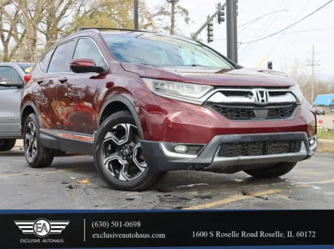 Red 2017 Honda CR-V Touring Sport Utility 4D for sale in Roselle, IL