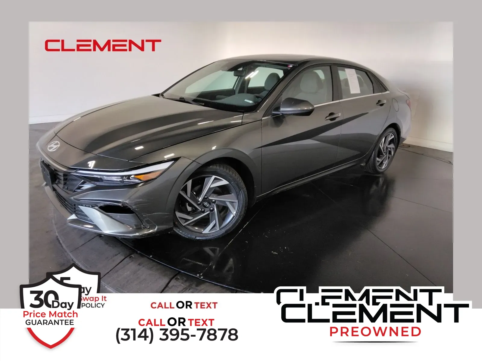 Gray 2024 Hyundai Elantra SEL for sale in Florissant, MO