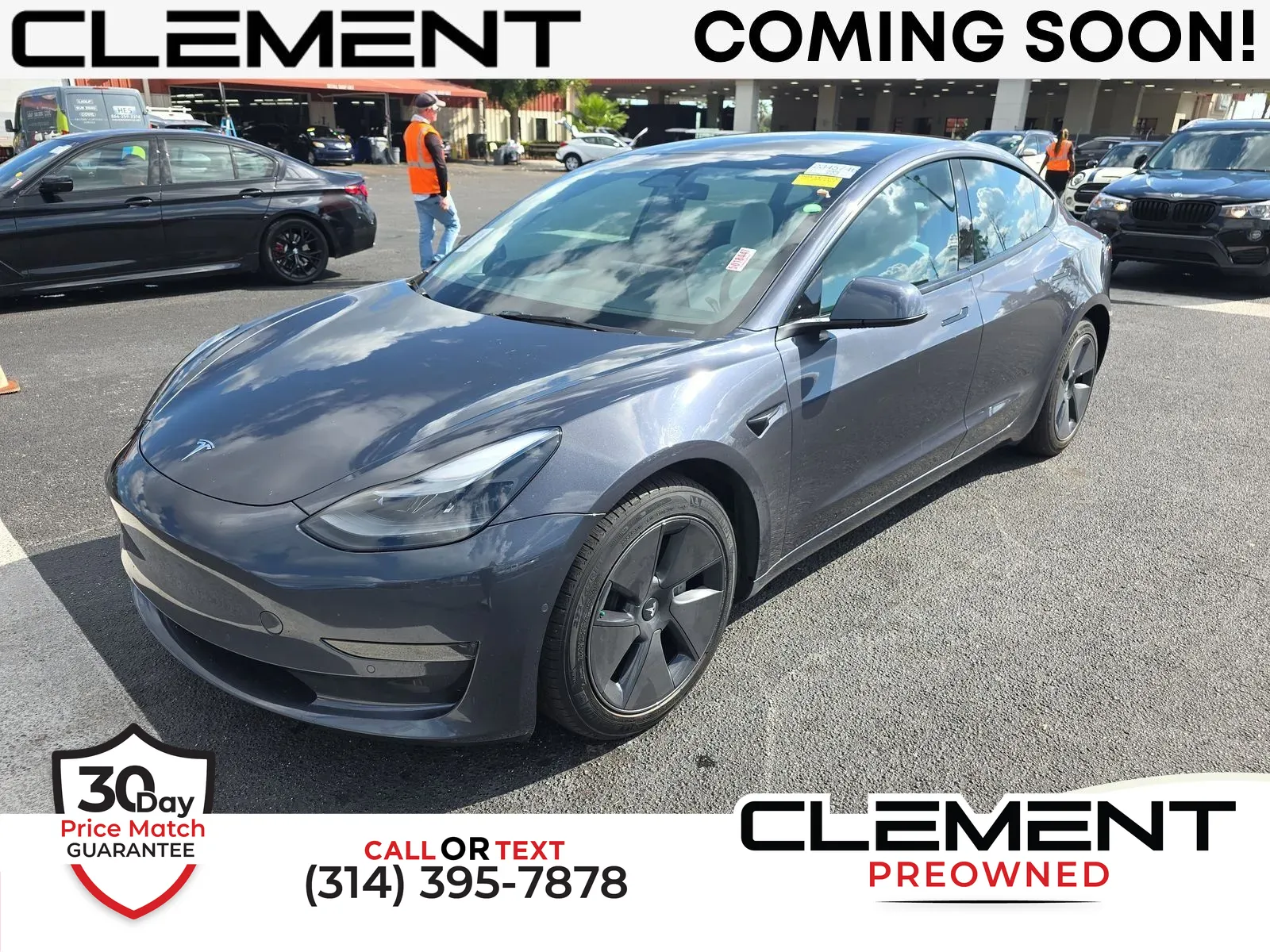 Used 2022 Tesla Model 3 Base with VIN 5YJ3E1EA8NF330614 for sale in Florissant, MO