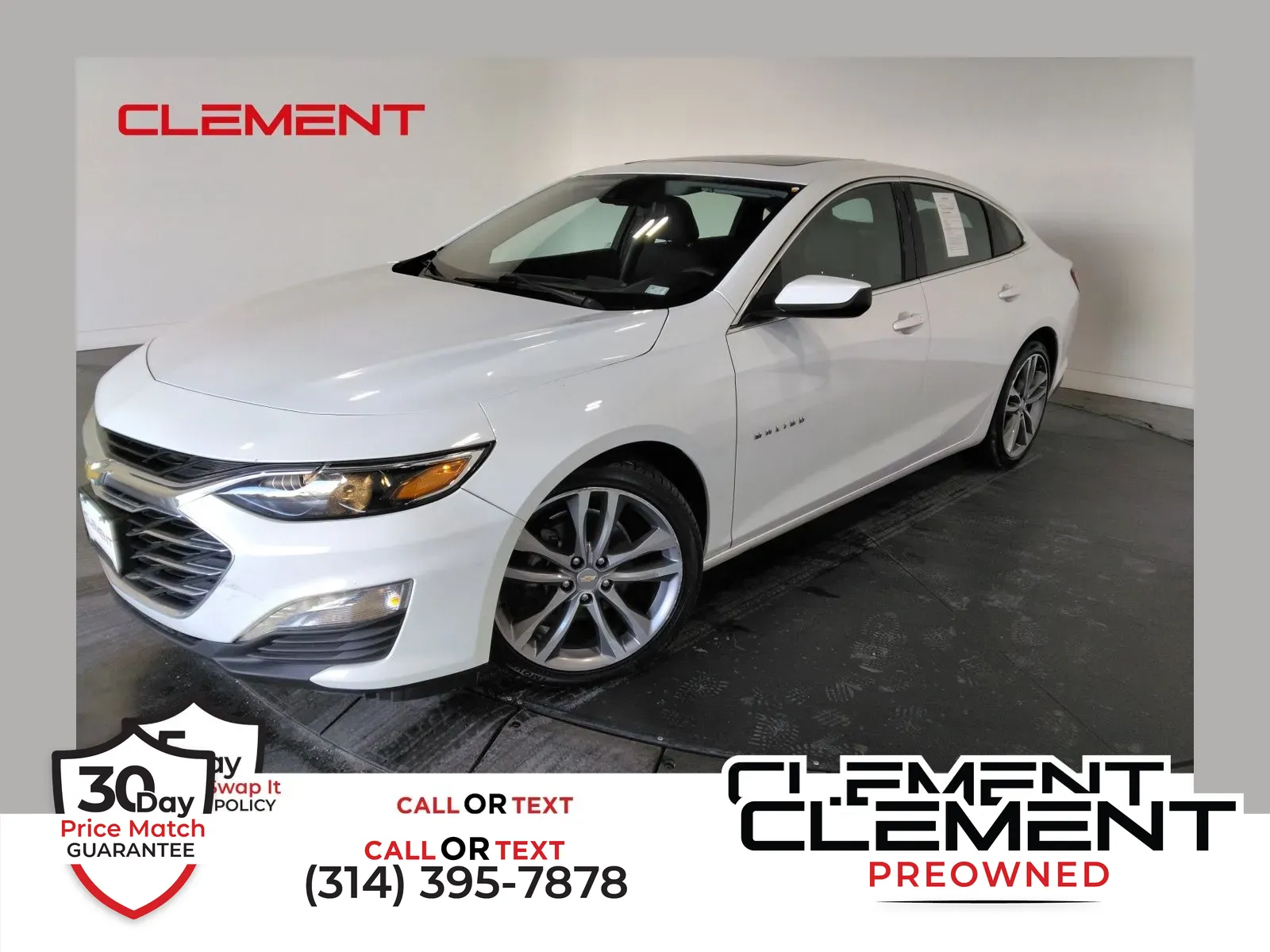 White 2023 Chevrolet Malibu LT for sale in Florissant, MO